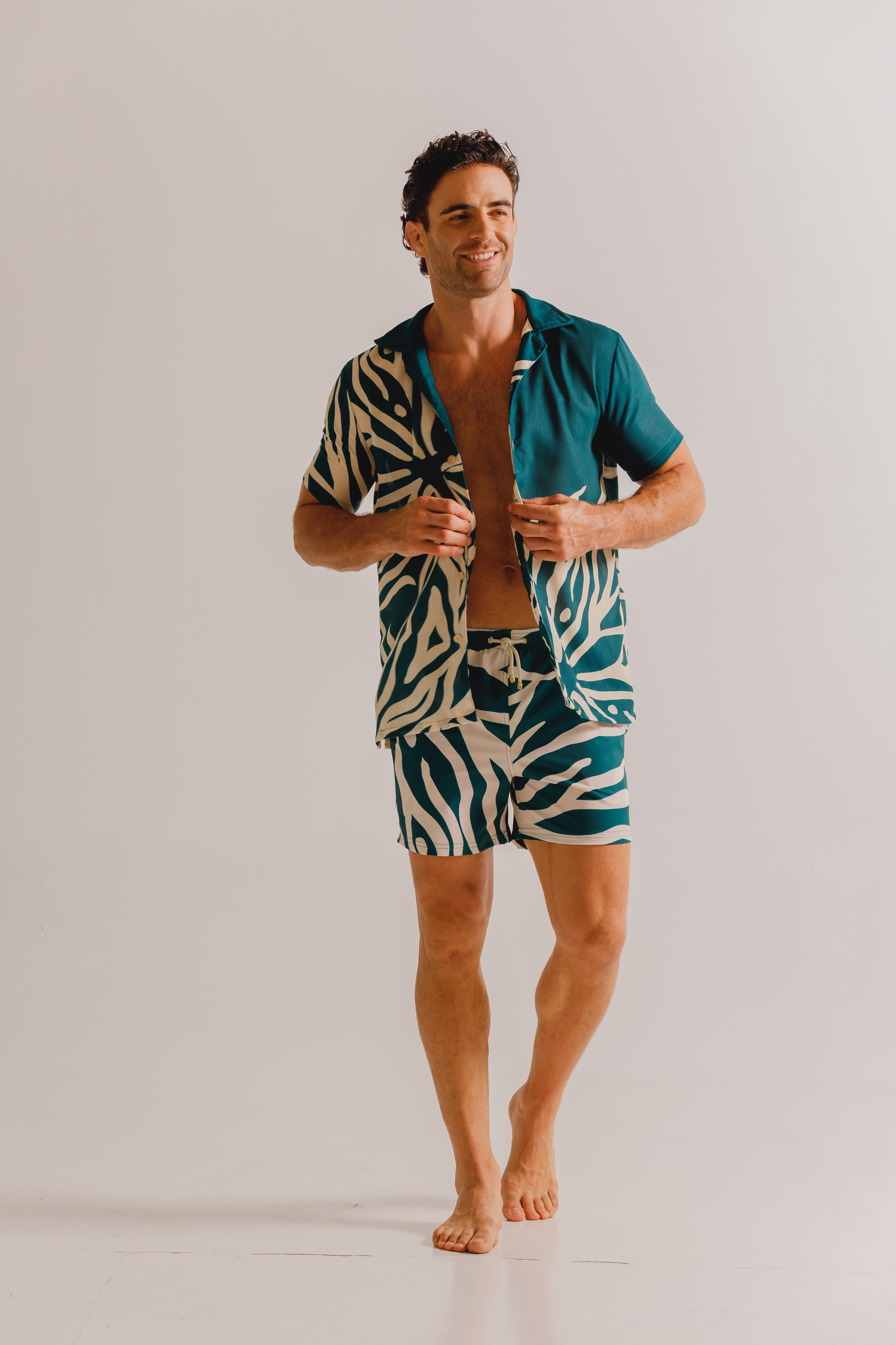 Camisa Hombre Coral Verde – foto 9